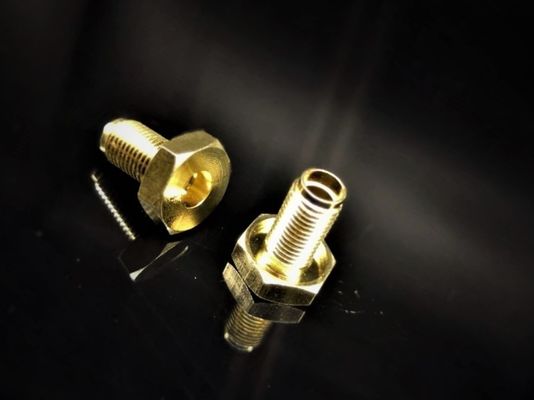 CNC het Draaien van de Schroevenbevestigingsmiddelen van de Kopermachine van de Delenankers de Schroefmontage