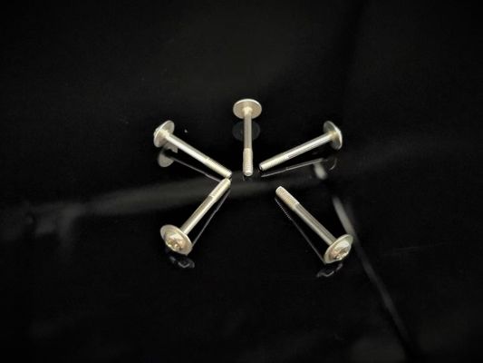 Industriële CNC Hardwaredelen die Schroef van de de Delen de Mobiele Noot van de Machineverwerking centreren