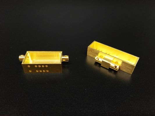 De optische van het Communicatie Precisie Machinaal bewerkte Oppervlaktebehandeling Delen Gouden Plateren